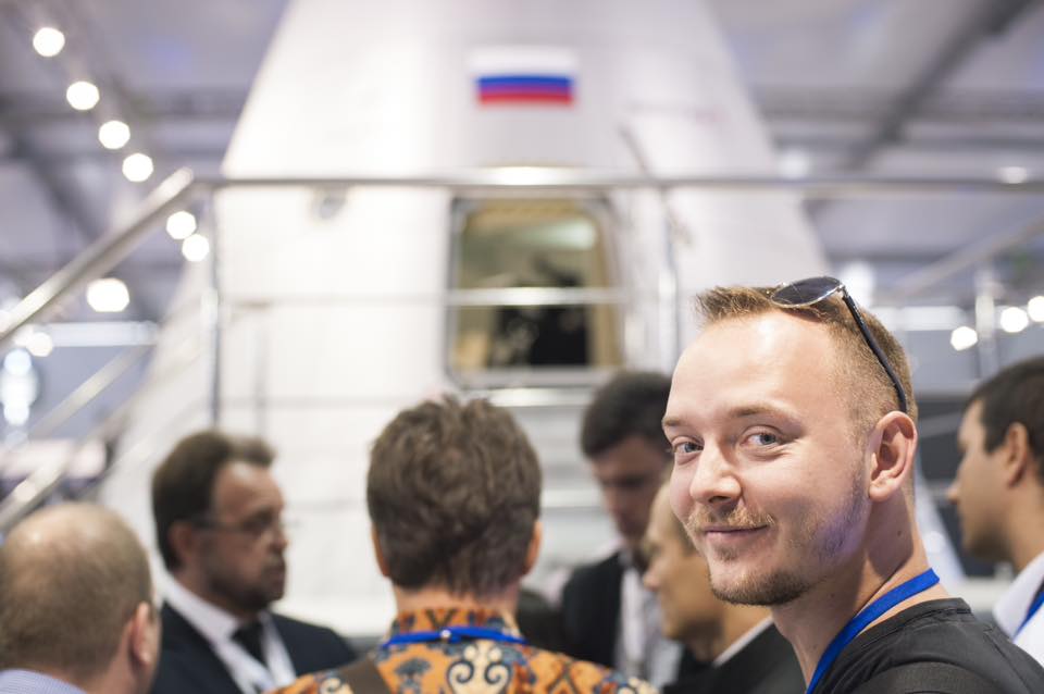 Photograph of Ivan Safronov, from his Facebook page. 