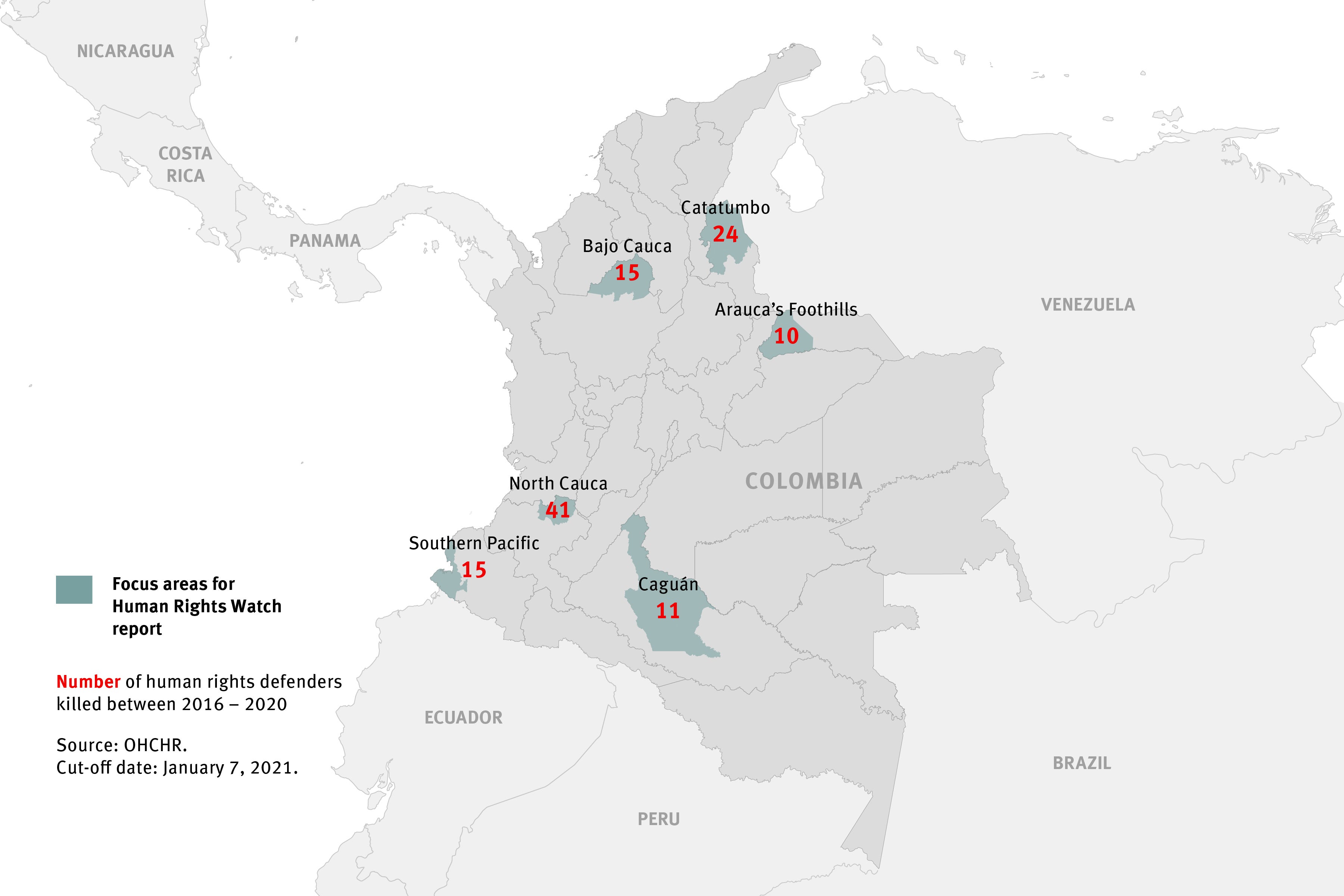 Map of Colombia