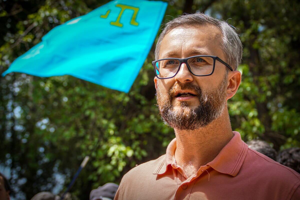 Нариман Джелял в Крыму, 2019 г. 