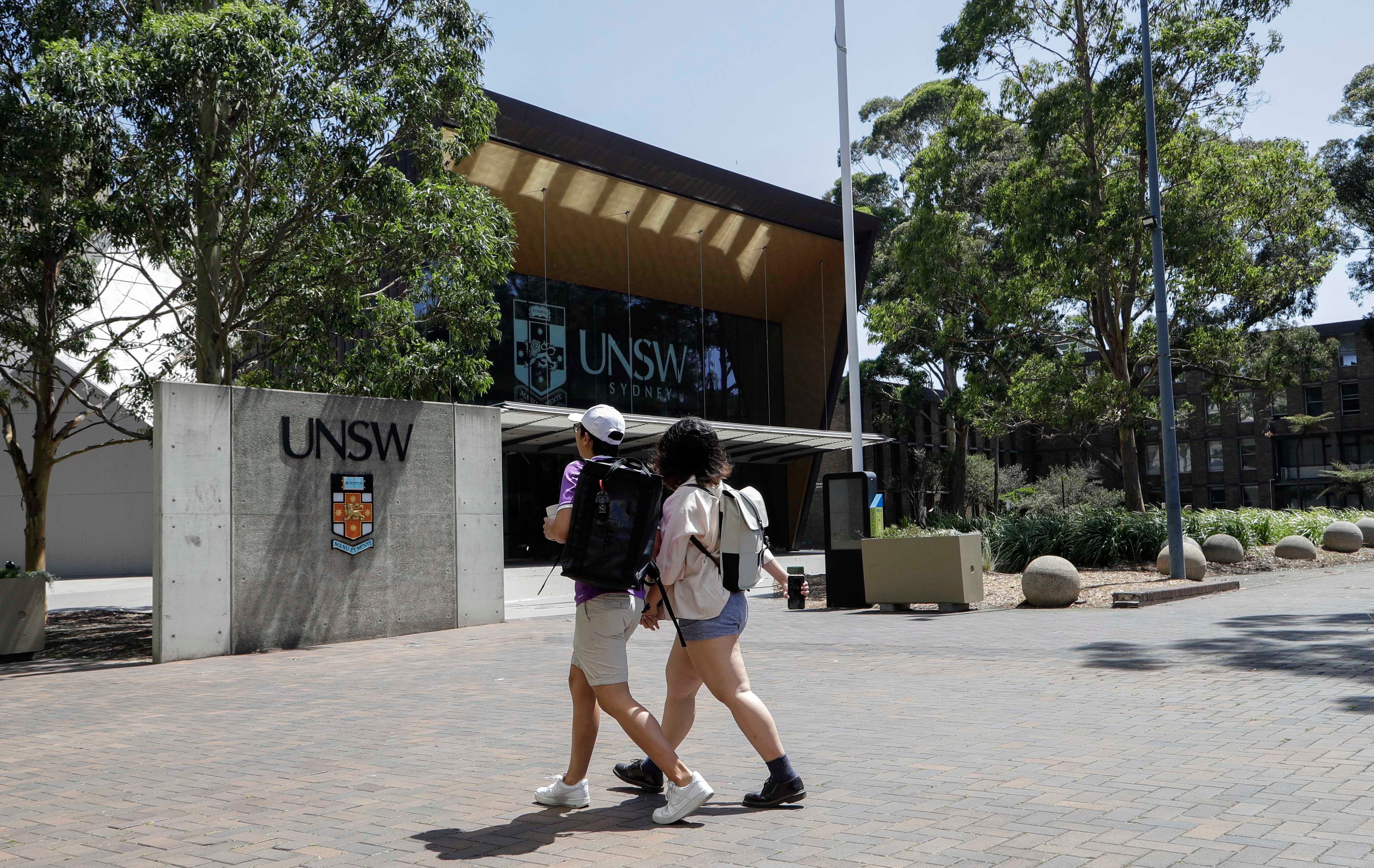 澳大利亚新南威尔士大学悉尼校区，2020年12月1日。