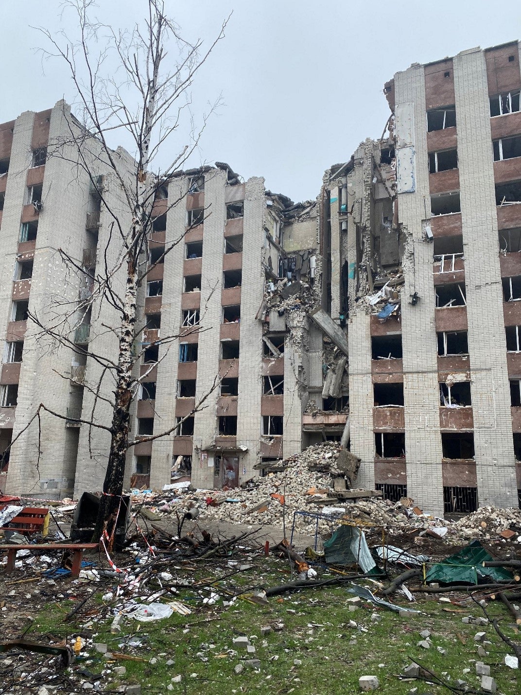 damage to residential building