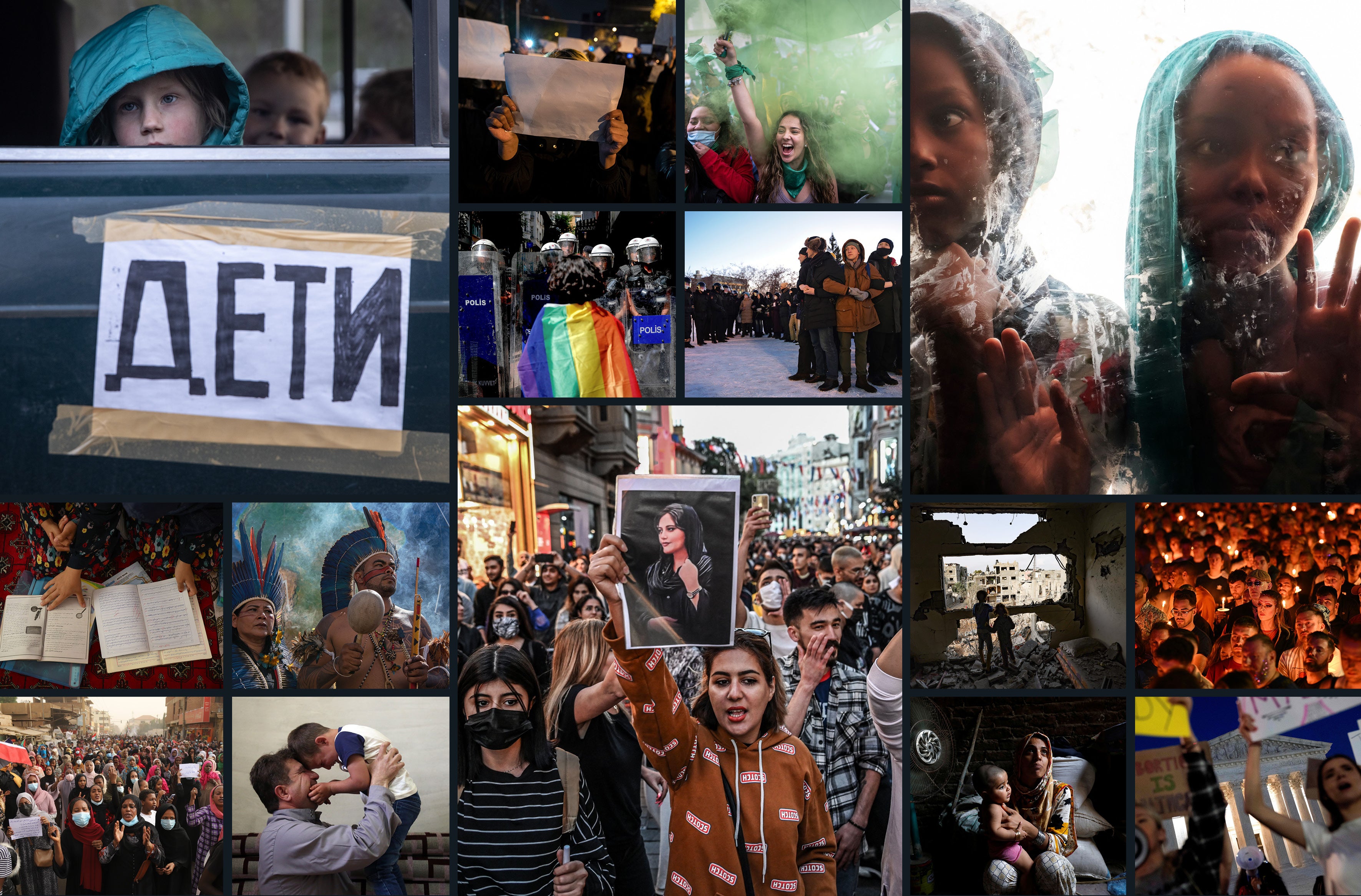 Collage of images
