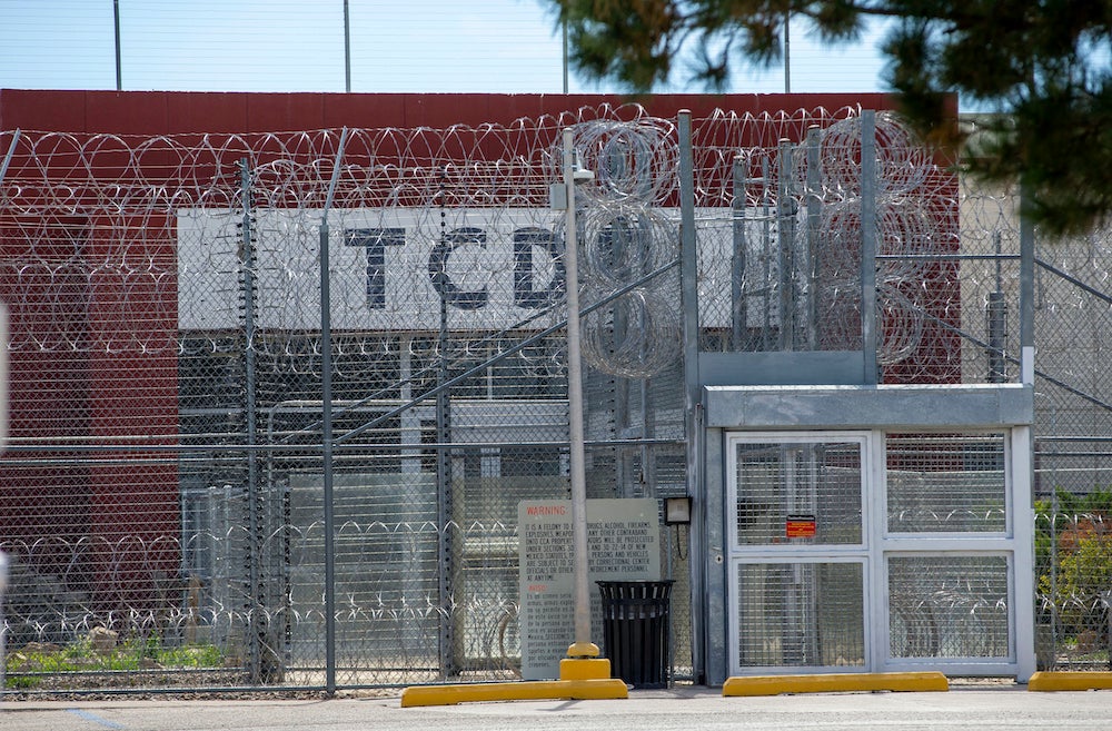 The Torrance County Detention Facility in Estancia, New Mexico, US, September 29, 2022. 