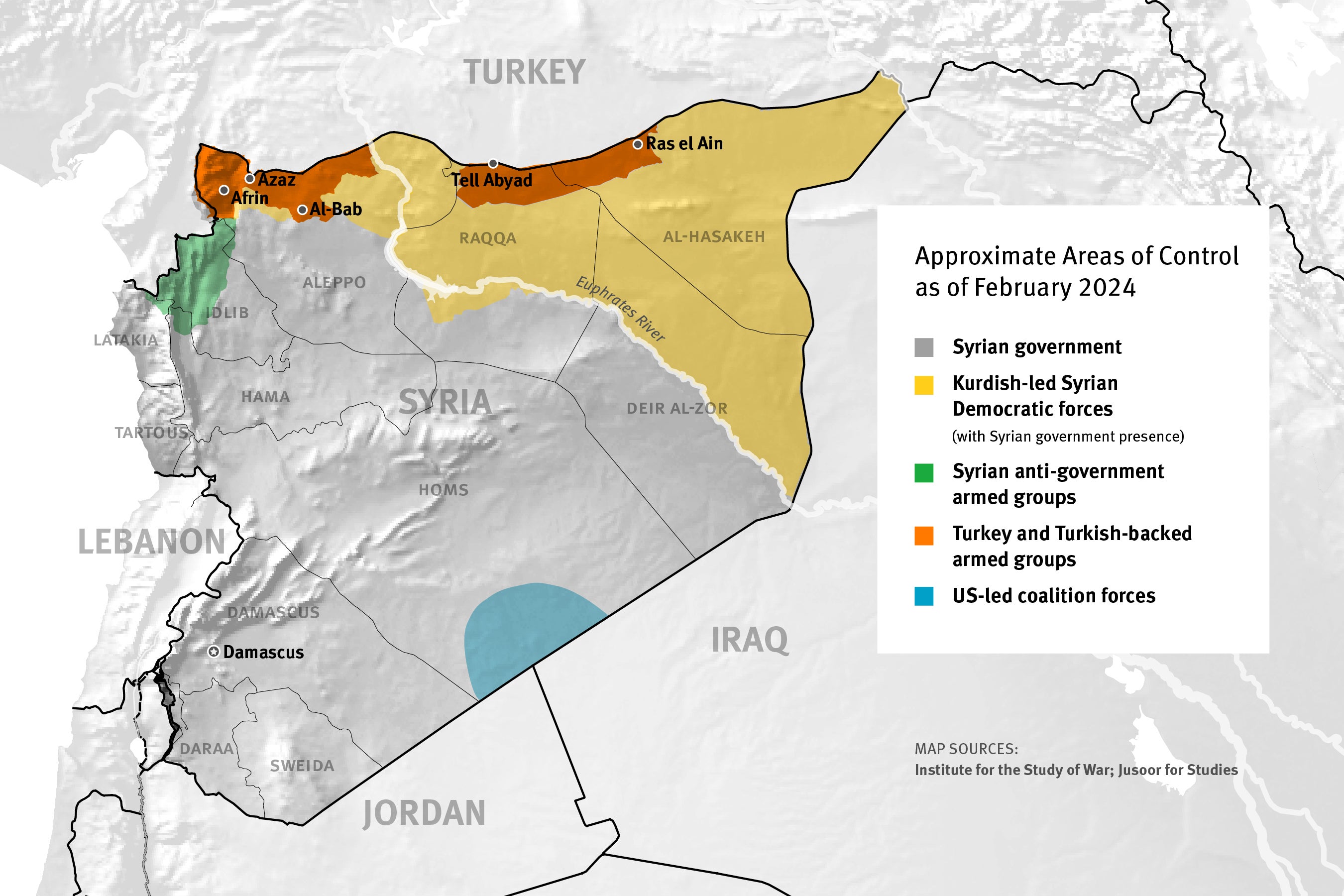 Mapy of Syria