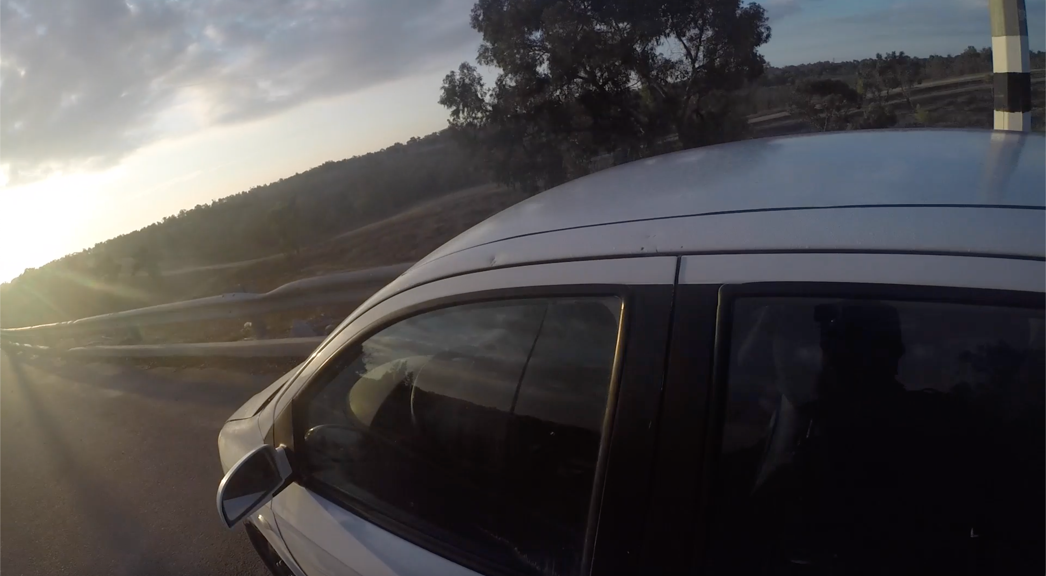Car on the road