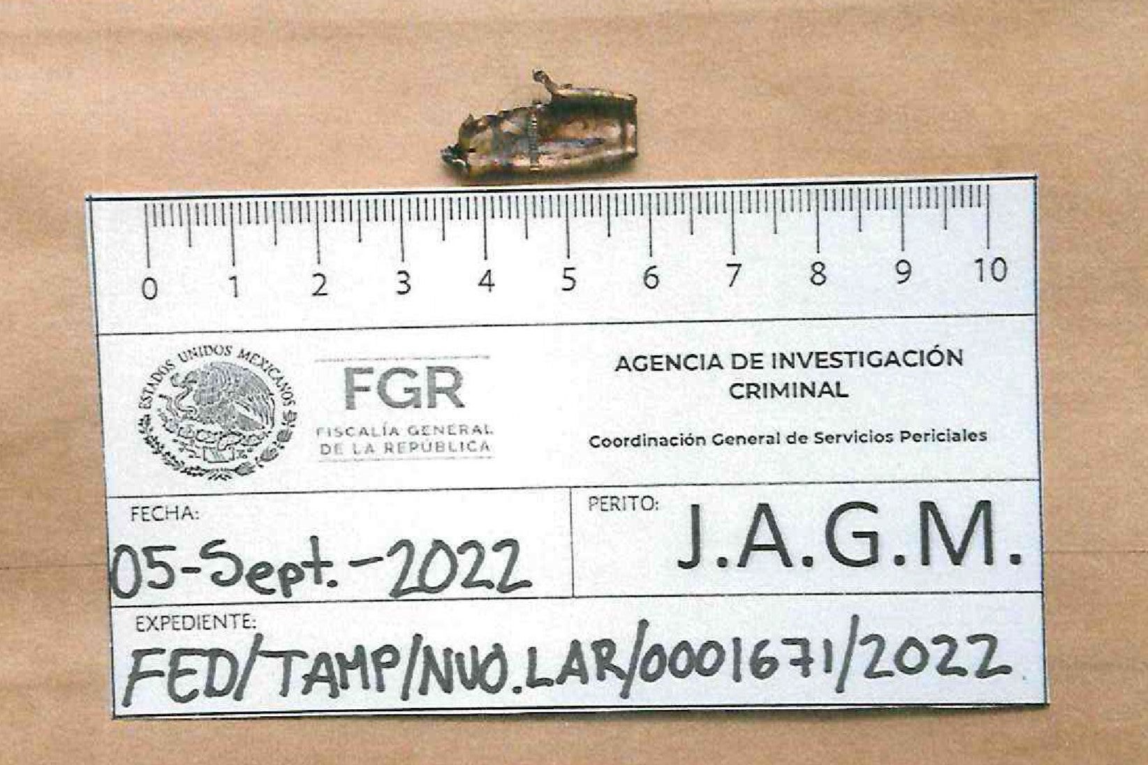Photo of a bullet