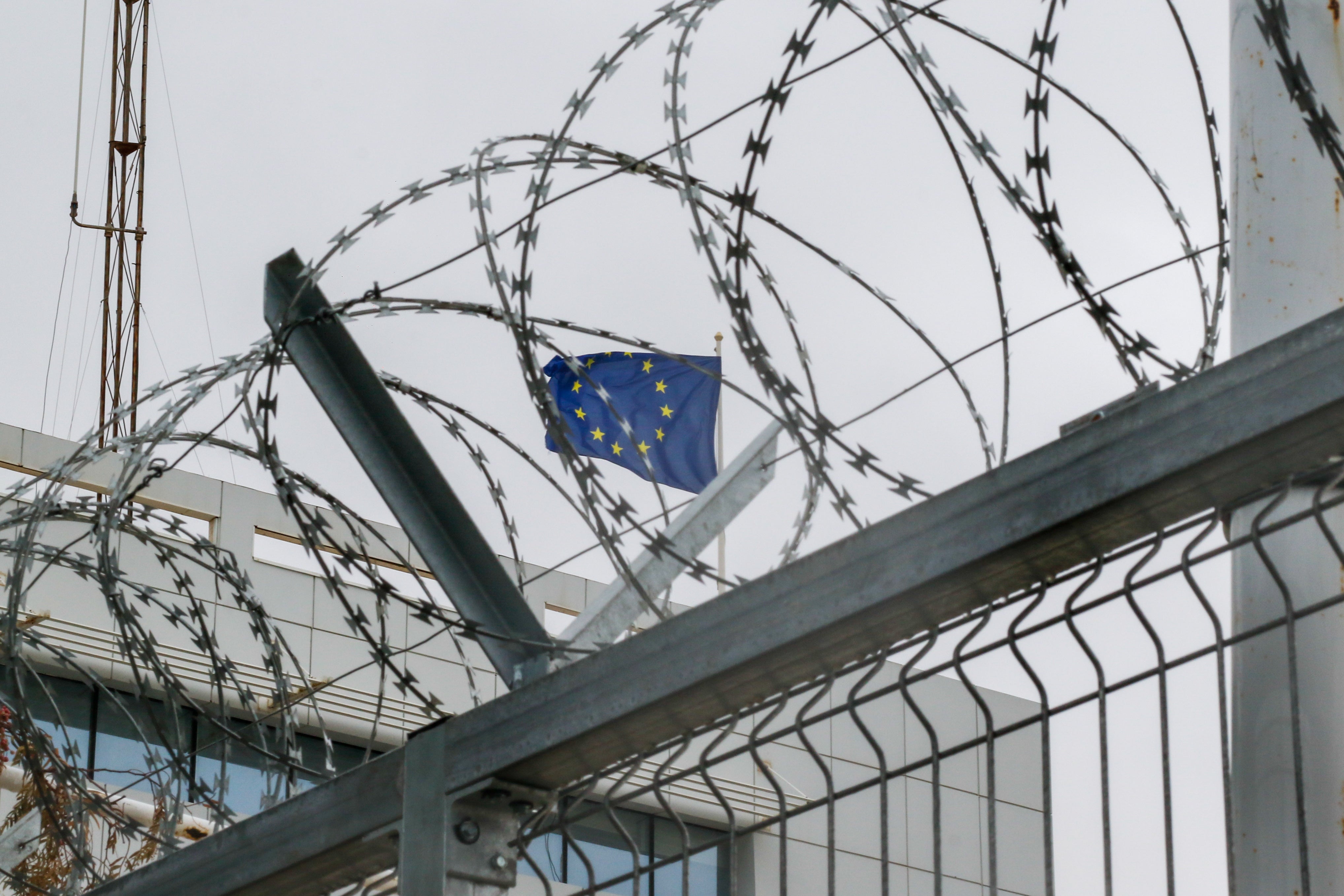 Siedziba misji Unii Europejskiej w Tunezji, 9 maja 2024 r. 