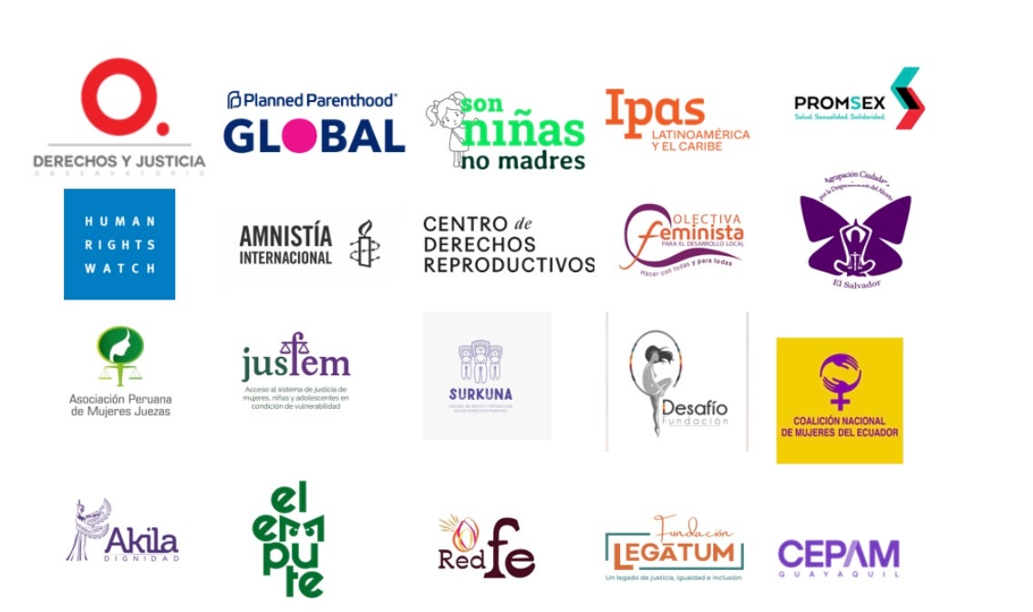 Logotipos de organizaciones firmantes.