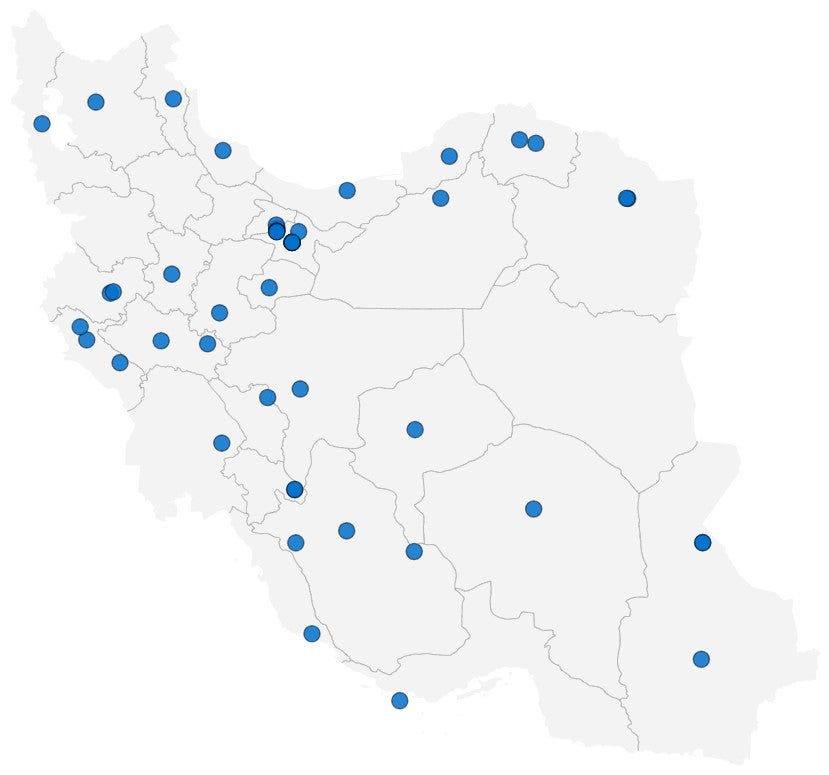 Iran map FR