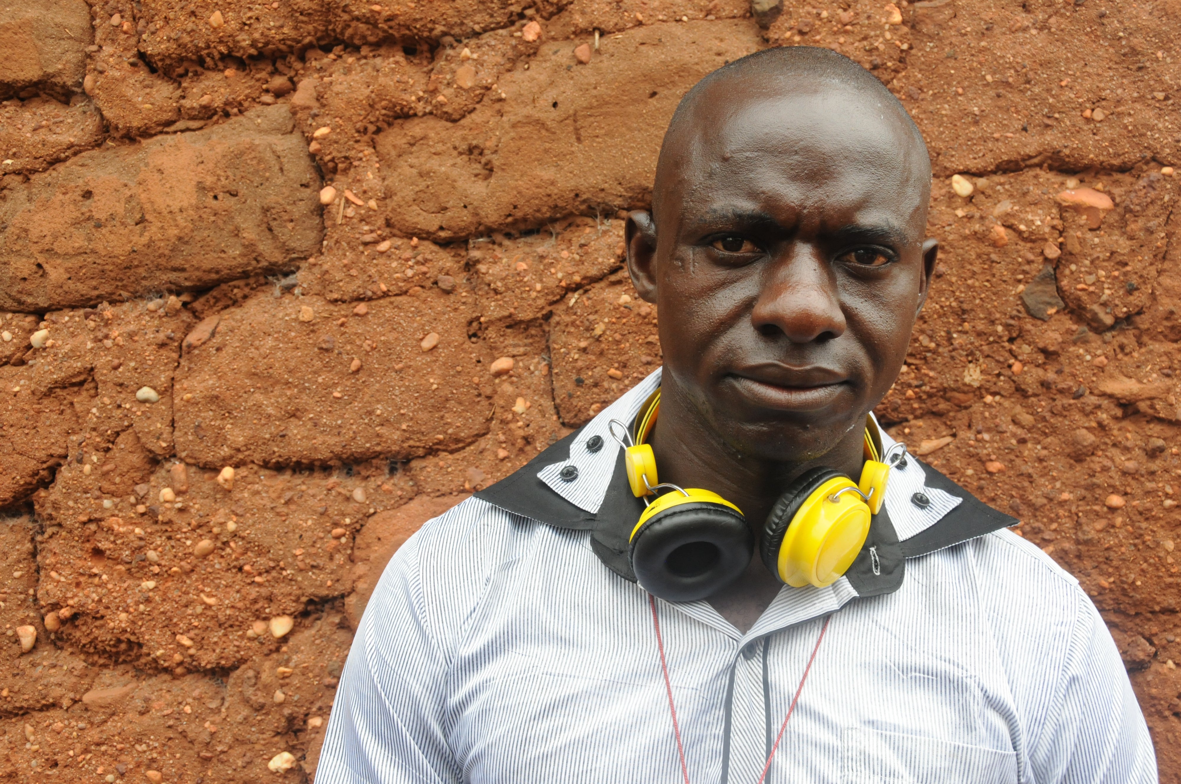 Mathurin Kombo photographié à Tedoa, en République centrafricaine, en 2014.