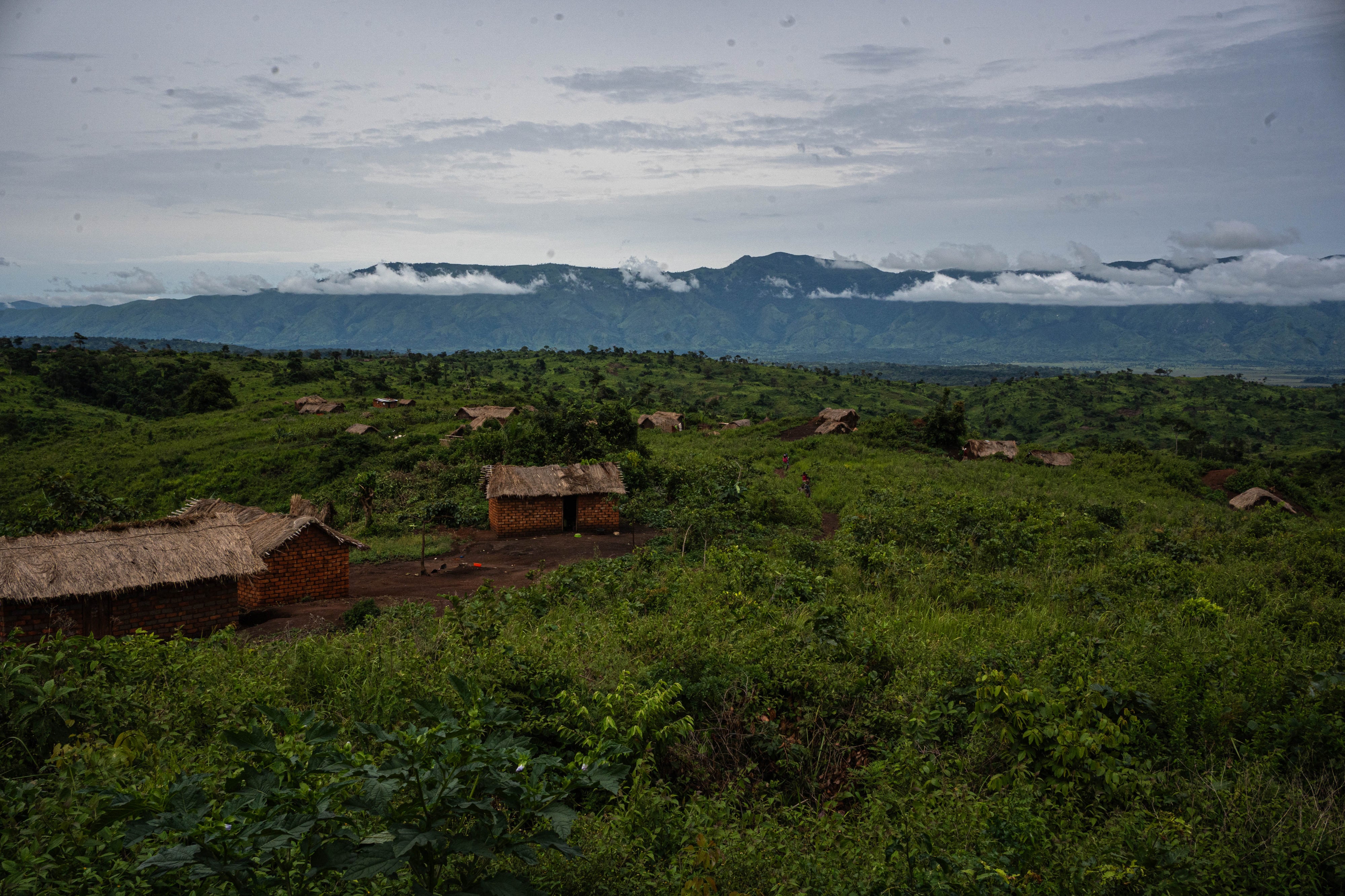 Les Hauts Plateaux vus depuis le village de Namesha, dans le territoire de Fizi, au Sud-Kivu, en République démocratique du Congo, mars 2026.