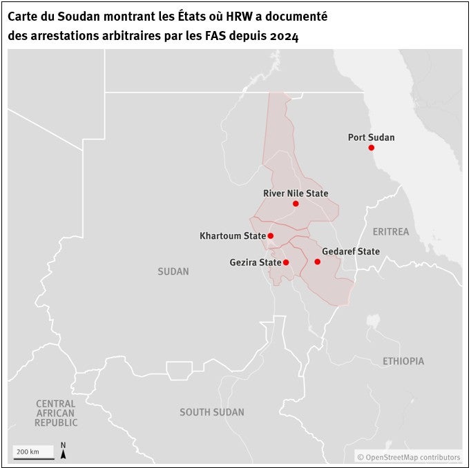 map of Sudan fr