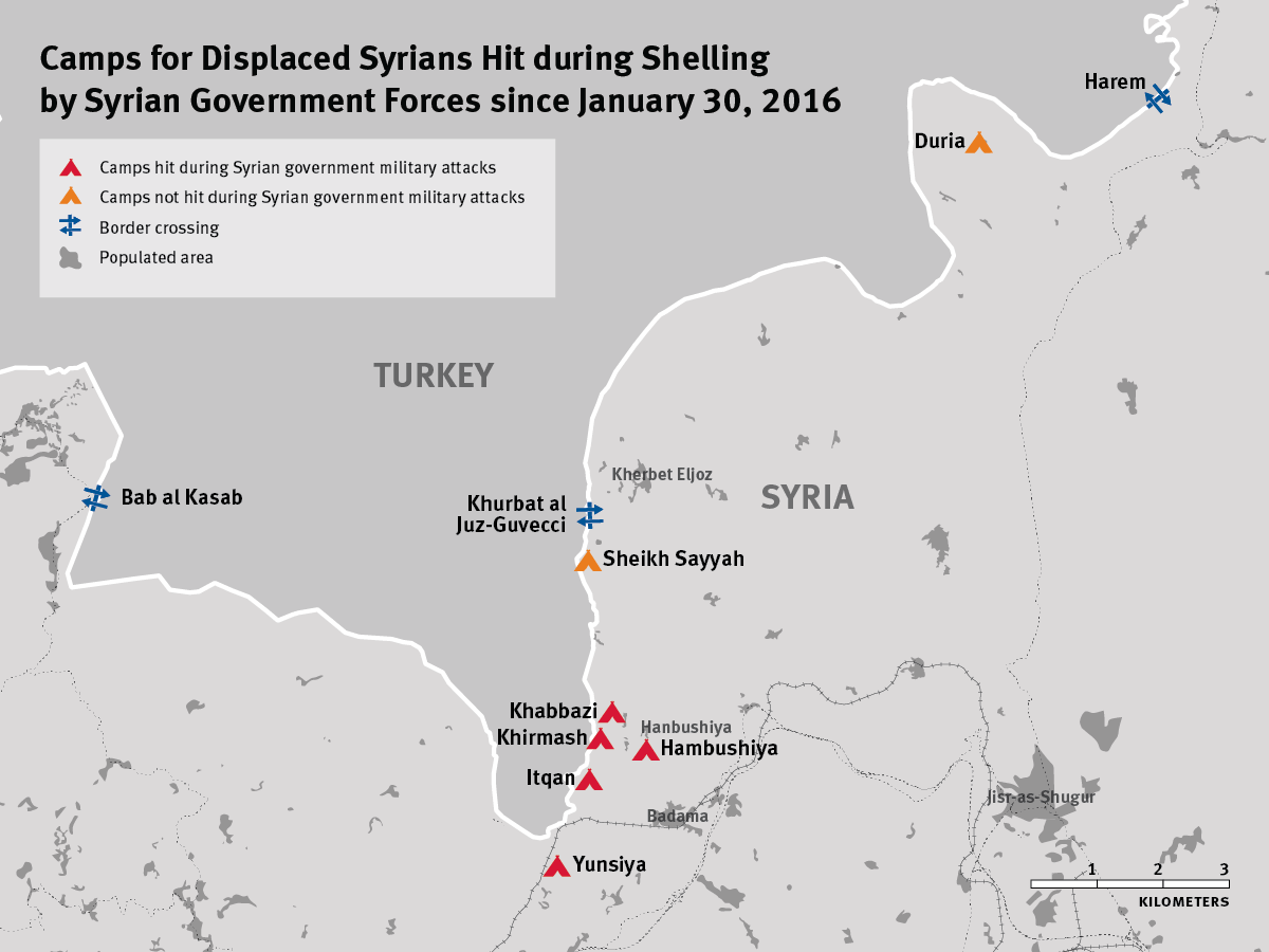 IDP camps in Syria