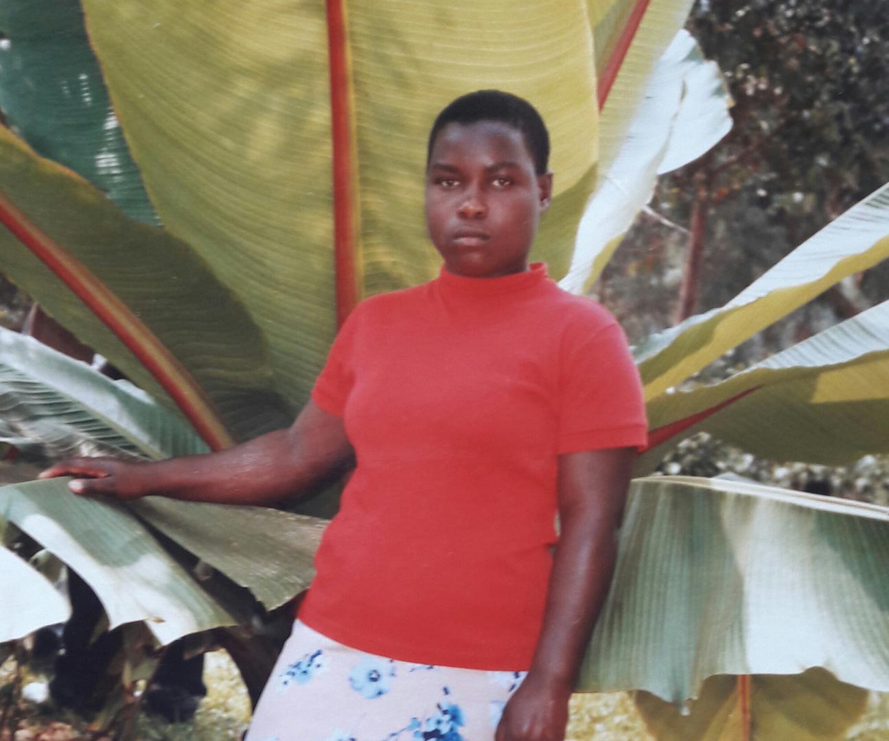 Léonille Gasengayire, native of Kivumu, arrested in 2016 for voicing opposition to land expropriations, prosecuted for inciting insurrection but acquitted by a court on March 23, 2017. 