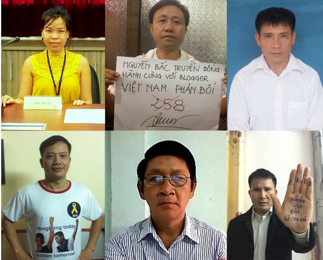 Lê Thu Hà, Nguyễn Bắc Truyển, và Nguyễn Trung Tôn Nguyễn Văn Đài, Trương Minh Đức, và Phạm Văn Trội