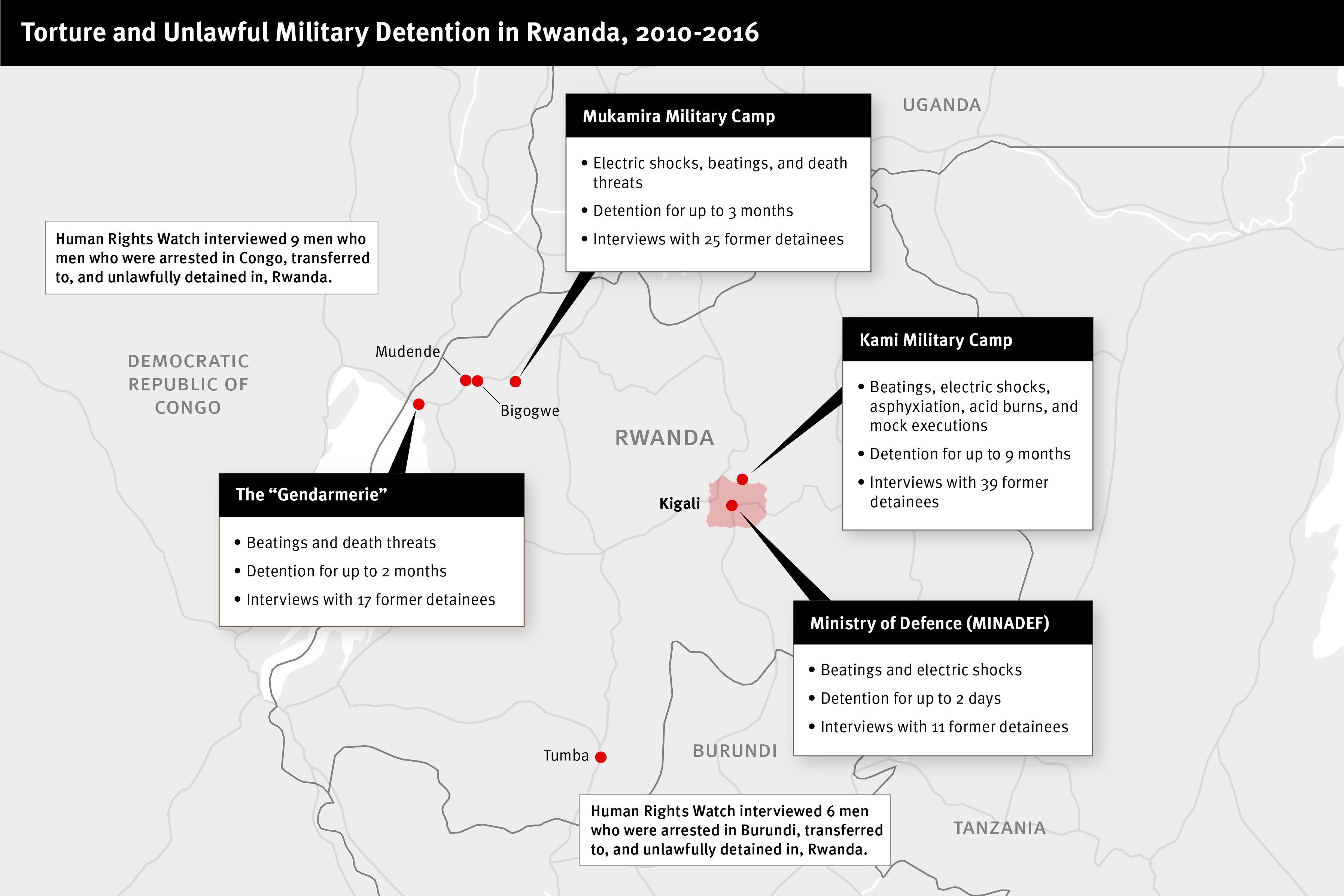 Map of Rwanda