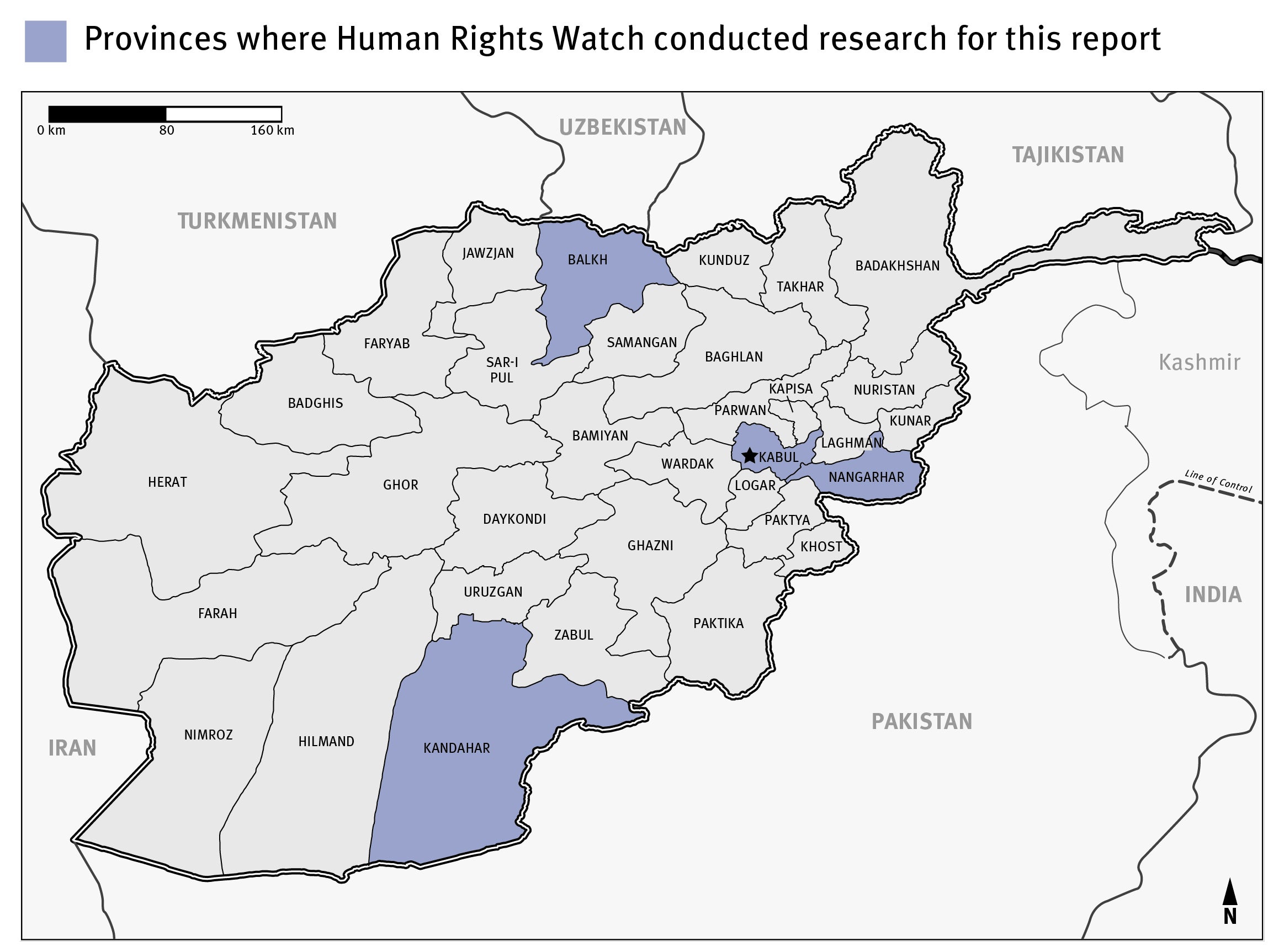 Map of Afghanistan