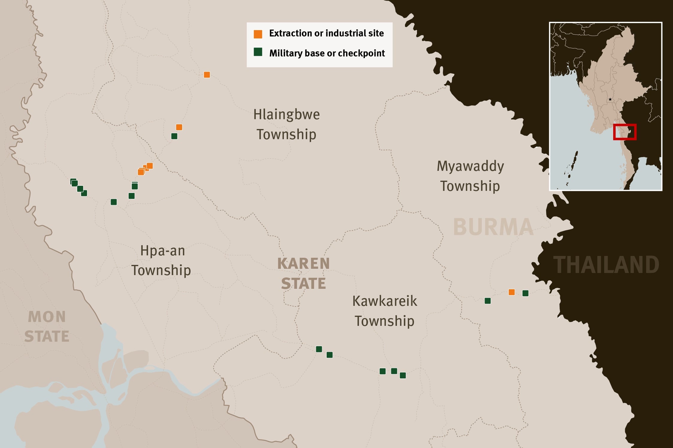 Map of Burma