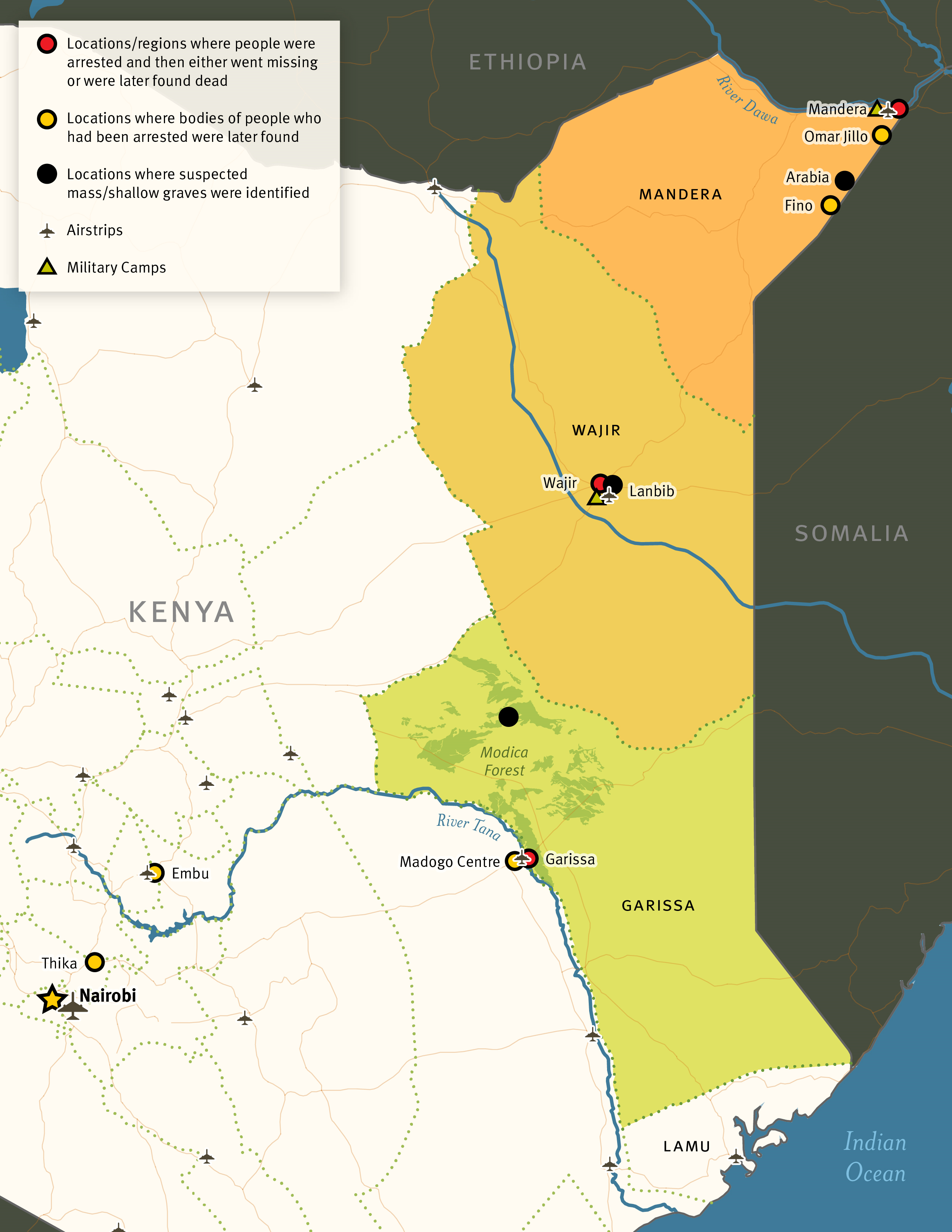 Map of Kenya