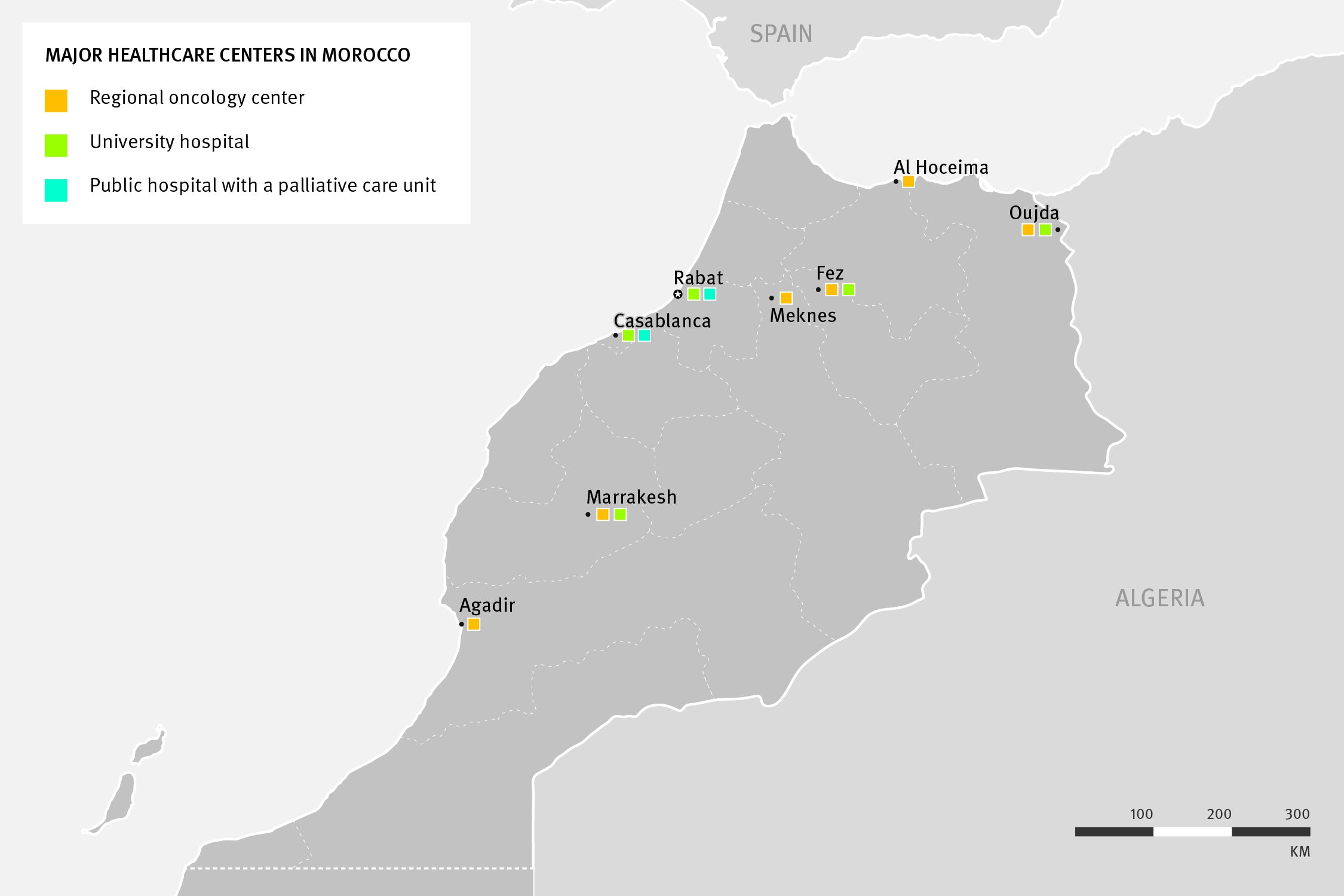 Map of Morocco 