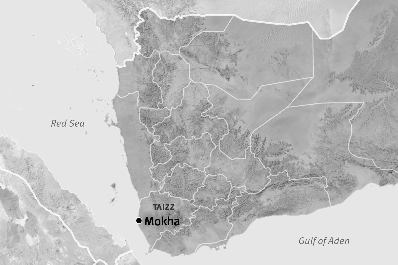 Map of Mokha