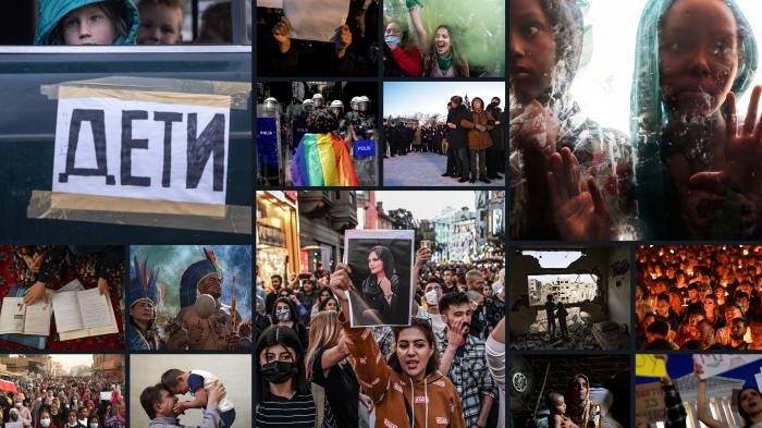 Collage of images