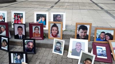 Group of framed portraits