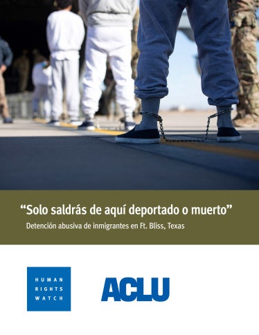 report cover in Spanish