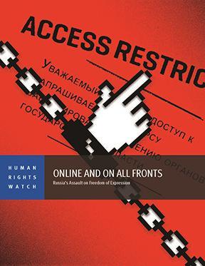 Cover of the Russia freedom of expression report