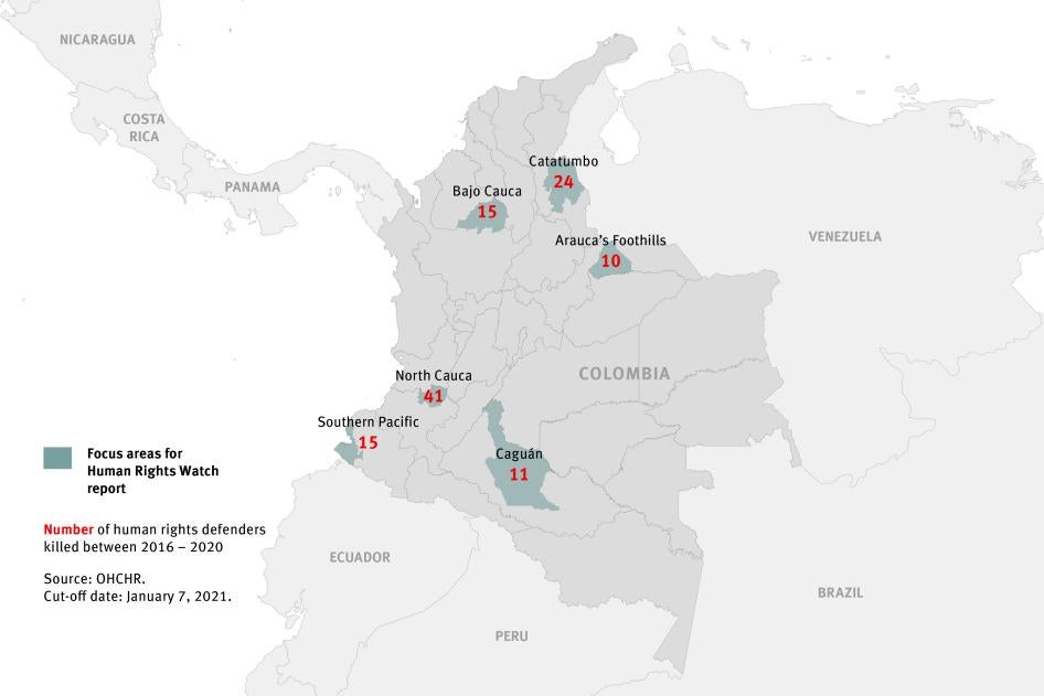 Map of Colombia