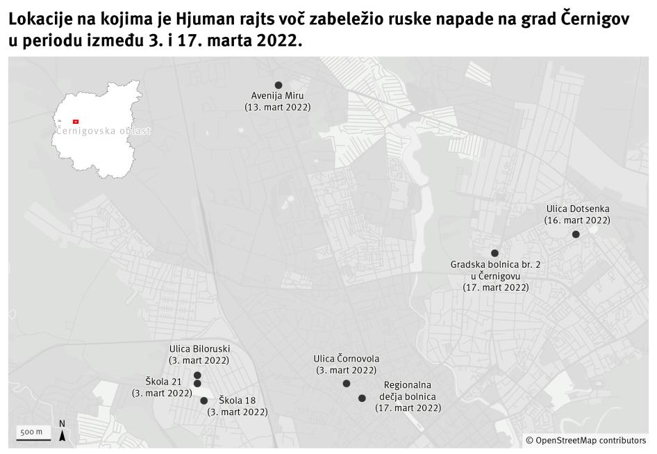 map of Chernihiv