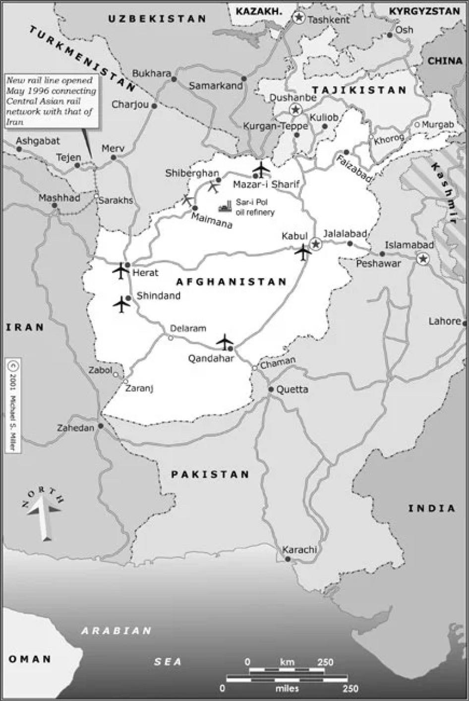 Map of Afghanistan