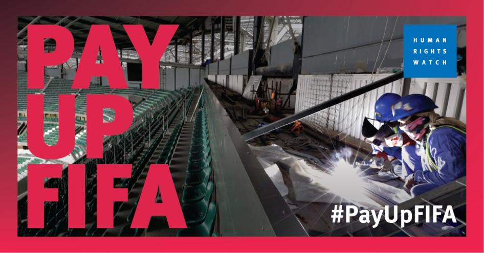 Pay Up FIFA poster