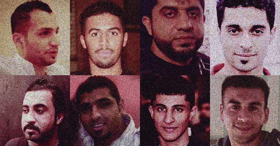 A collage of photos of 8 different men