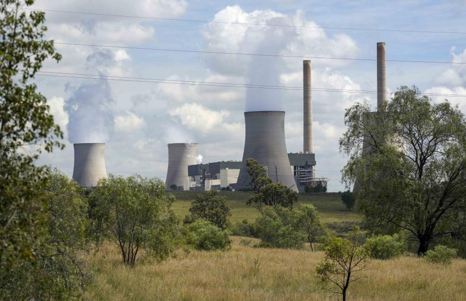 A coal plant 