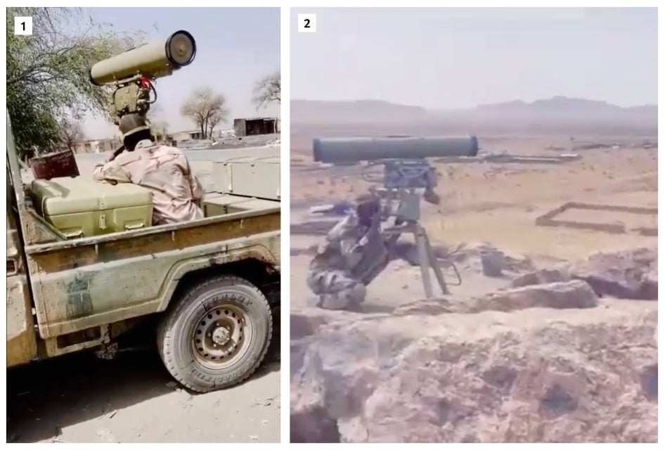 Human Rights Watch geolocated one video (1) to be in El Fasher and confirmed that a second video (2) was filmed a few hundred meters east of El Fasher, the location originally identified by investigator Benjamin Strick.
