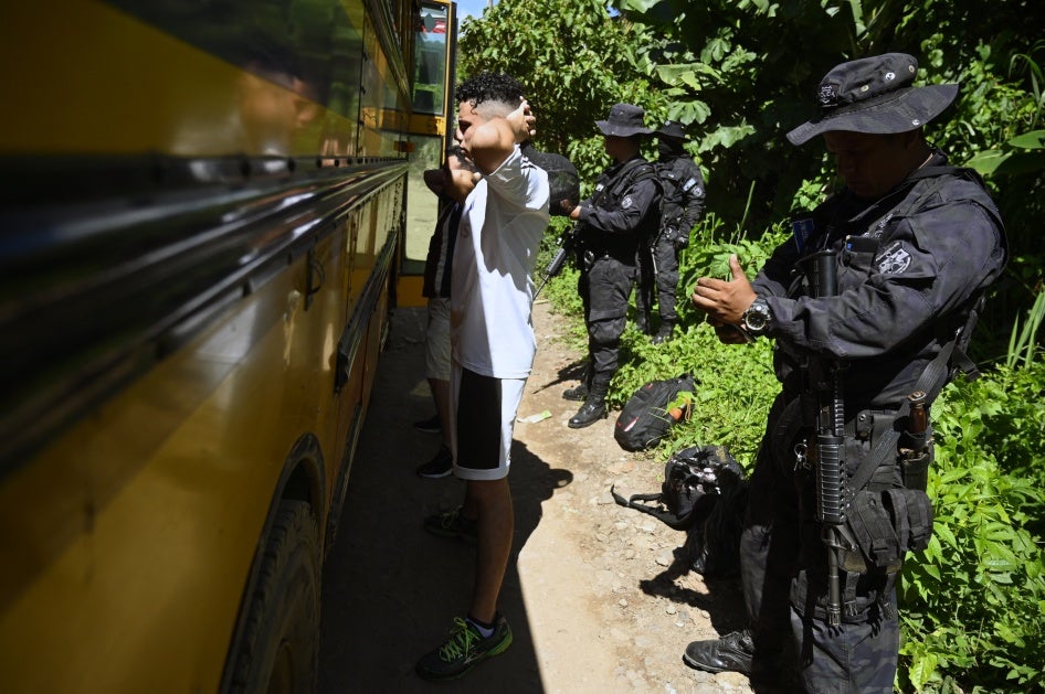 Policía El Salvador Régimen de Excepción