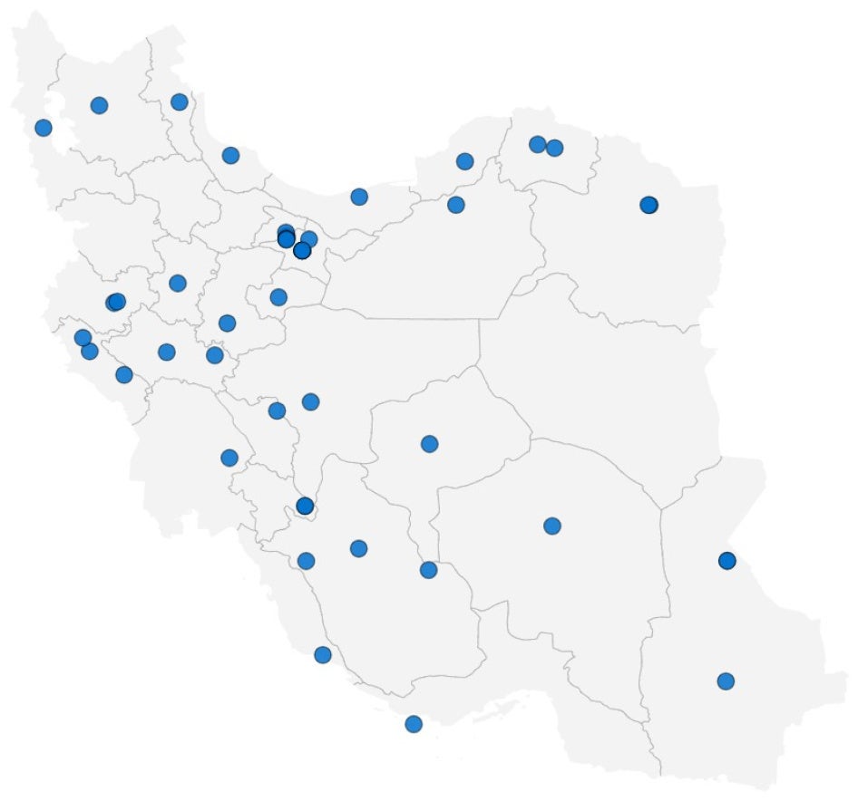 Iran map FR