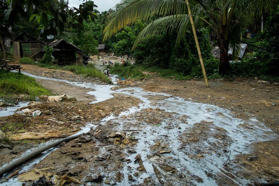 Mercury-contaminated water