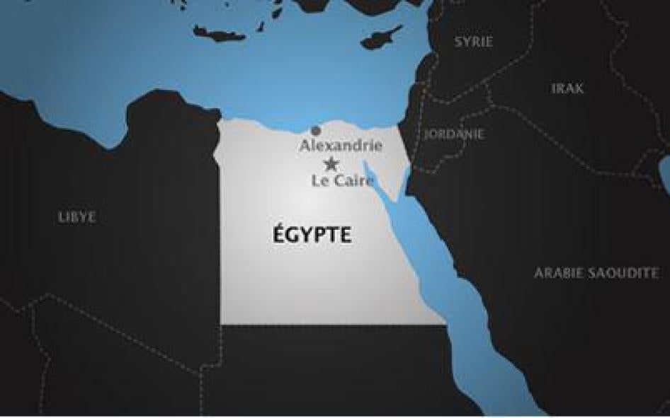 Carte de l'Égypte