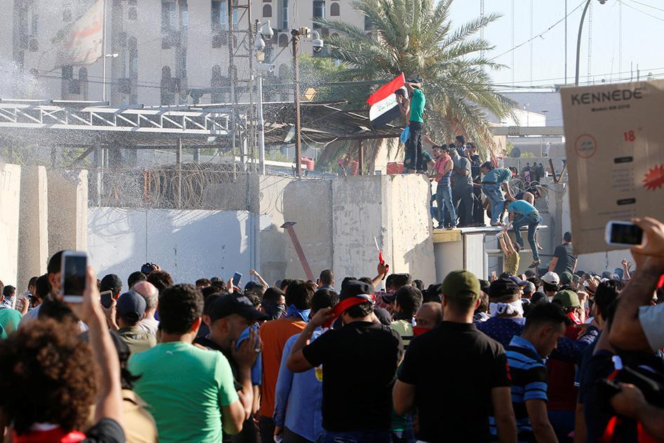 iraq protests killed baghdad 1.ar
