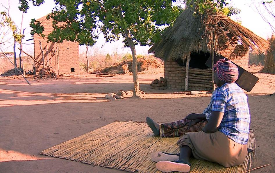 Two widows in eastern Zimbabwe, facing harassment from in-laws who are trying to force them to vacate their homes and fields. Rural Eastern Zimbabwe, October 2016. 