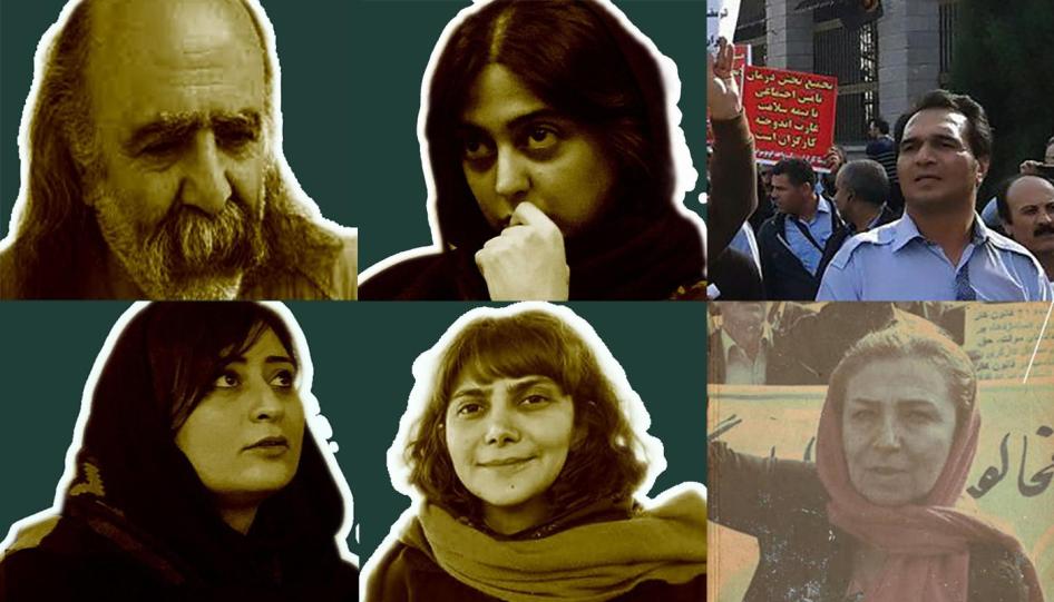  Keyvan Samimi, Neda Naji, Hassan Saeedi Atefeh Rangriz, Marzieh Amiri, and Nahid Khodajoo.