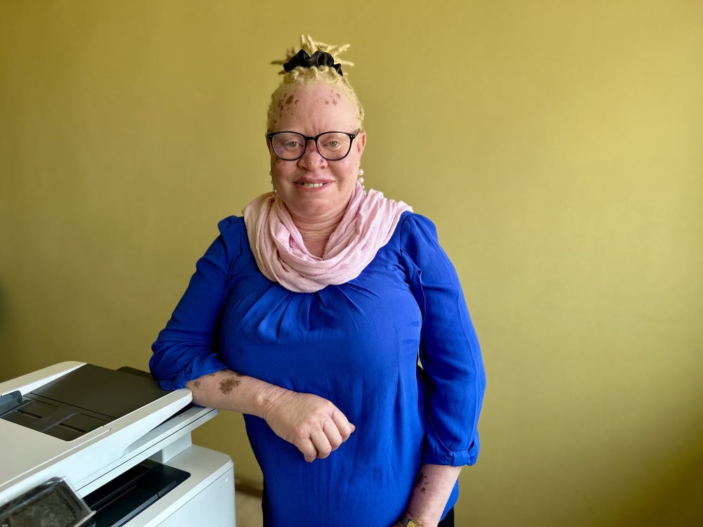 Rose, a 47-year-old office manager, Malawi.