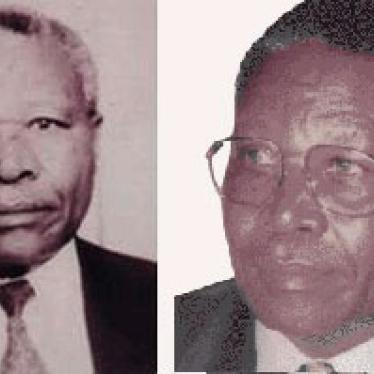 Félicien Kabuga on his US Department of State wanted poster.