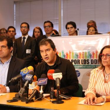 Conference "United for Human Rights" featuring Provea's director in Caracas, Venezuela.