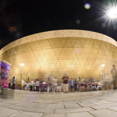 Lusail Stadium in Lusail, Qatar, where the final match of the 2022 World Cup will be played on December 18, 2022. 
