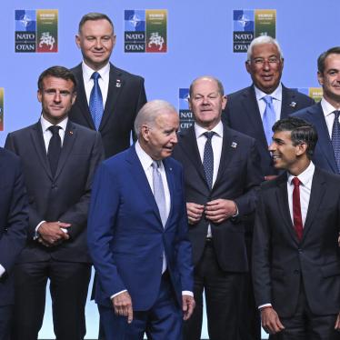 NATO leaders meet on the first day of the 2023 NATO Summit on July 11, 2023 in Vilnius, Lithuania. 
