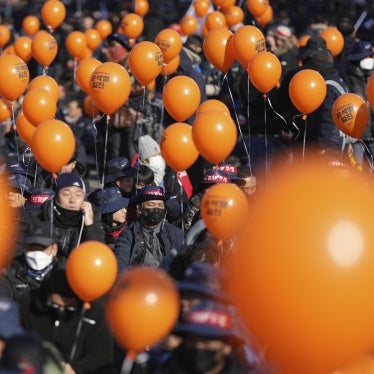 Protesters rally to demand South Korean President Yoon Suk Yeol's impeachment outside the National Assembly in Seoul, December 14, 2024.