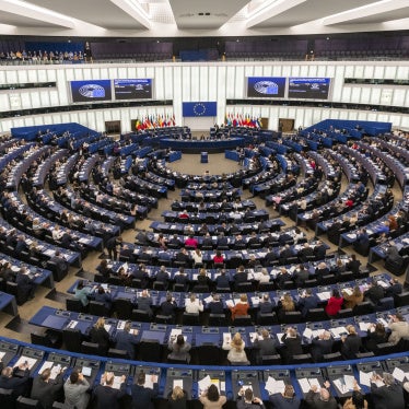 The European Parliament chamber in Strasbourg, France, February 11, 2026.